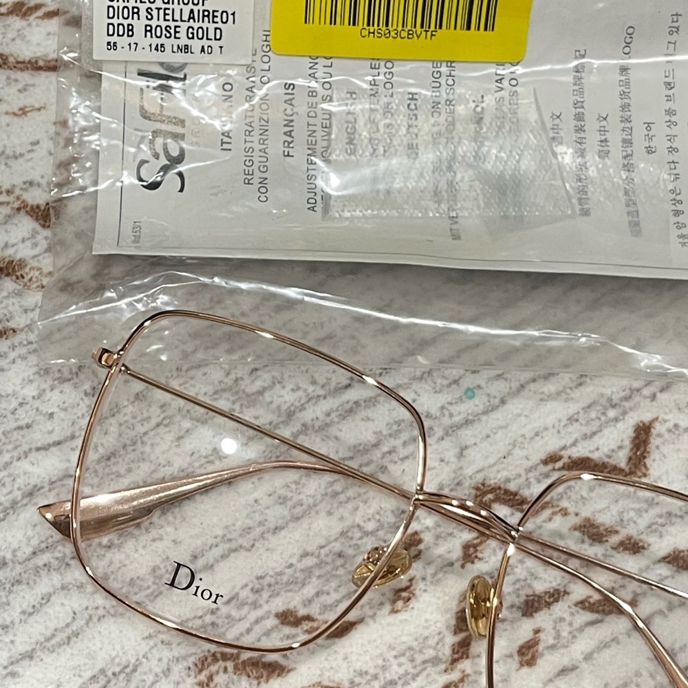 Christian Dior Eyeglasses DDB 56-17-145 - Picture 3 of 6